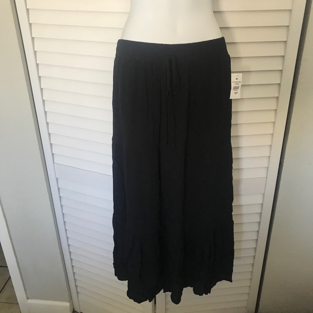 NWT long black skirt